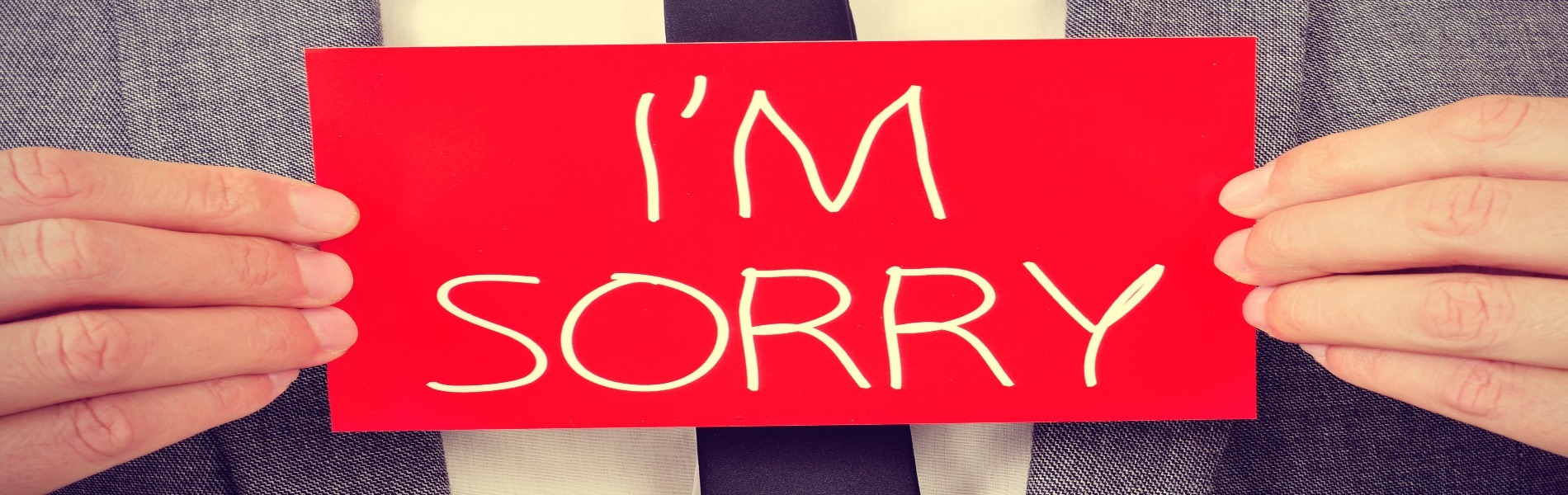 How to offer a business apology