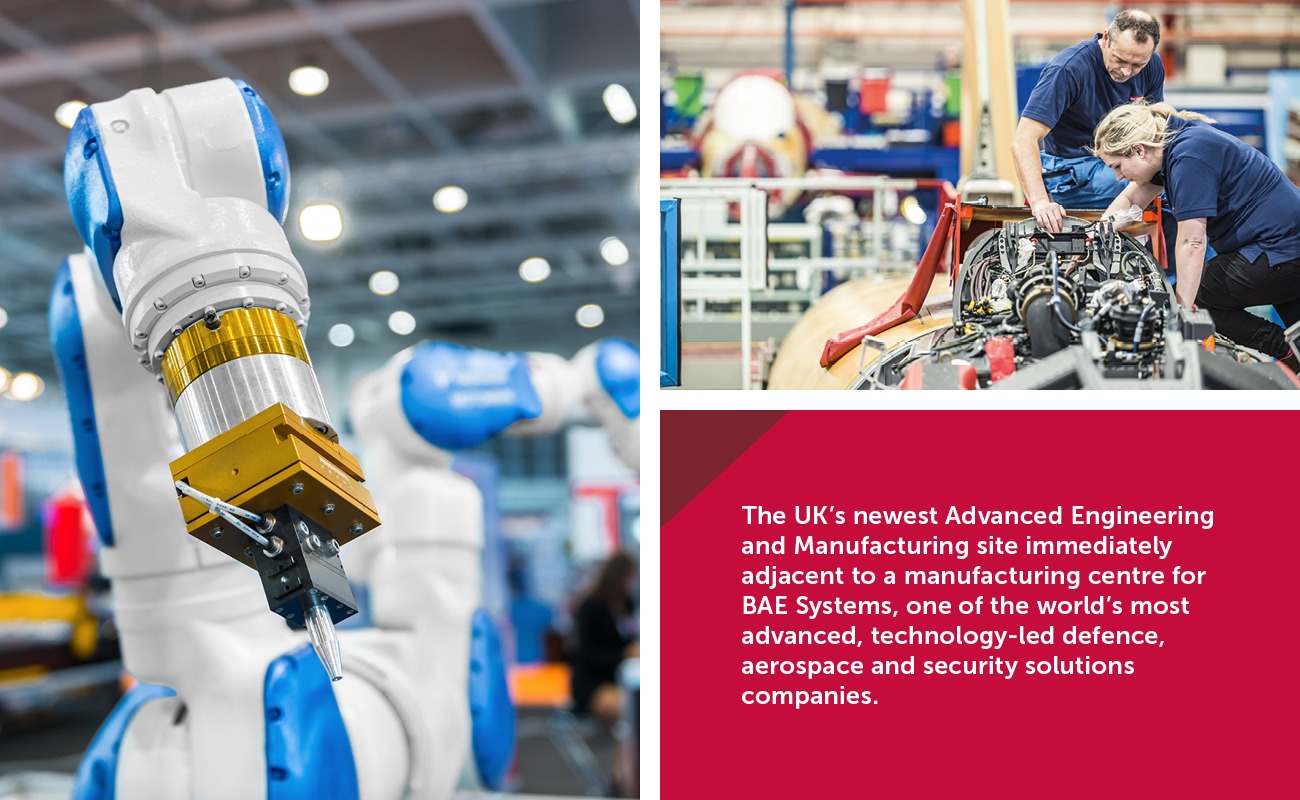 Advanced Engineering and Manufacturing infographic BAE systems