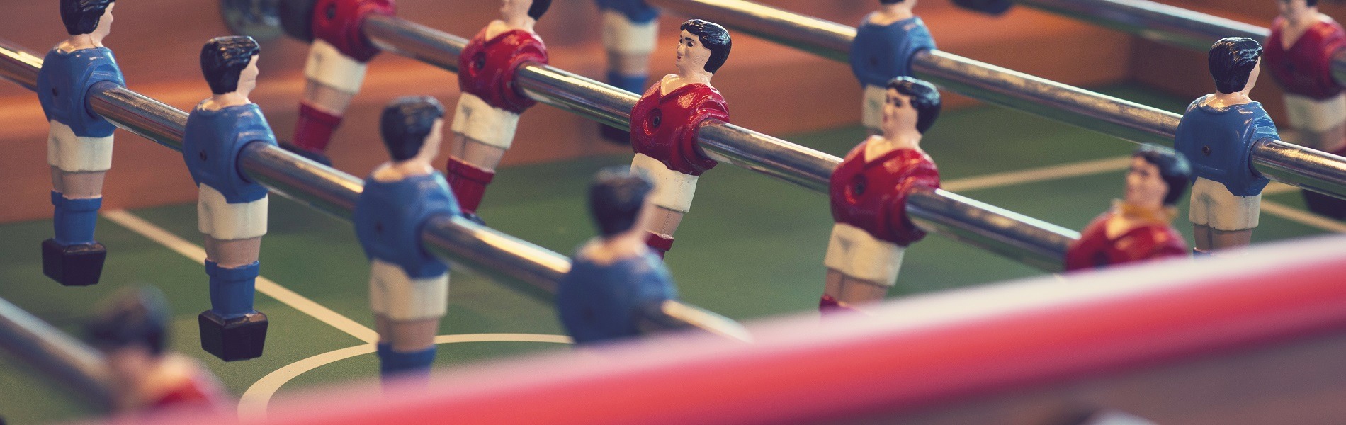 Stock image Foosball table close up